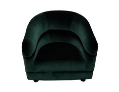 Paire de chaises longues à dossier vert The Moderns Greene & Greene