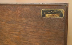 Pärchen moderne Bücherschränke aus Teakholz mit Glastüren der Bibliothek von Herbert Gibbs aus der Mitte des Jahrhunderts