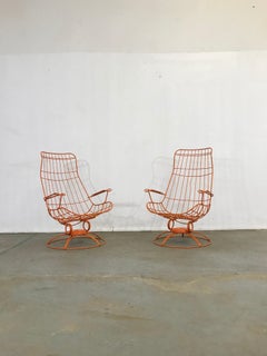 Paire de chaises longues de patio à bascule pivotante The Moderns Homecrest
