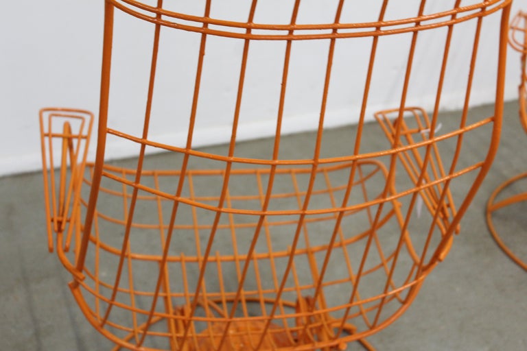 Pair of Mid-Century Modern Homecrest Siesta Swivel Rocker Patio Lounge ...