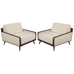 Pair of Mid-Century Modern Inspired Lounge Chairs