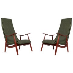 Pair of Mid-Century Modern Italian Armchairs