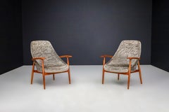 Pair of Mid-Century Modern Italian Lounge Chairs, 1950s