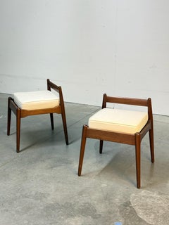 Pair of Mid Century Modern Italian Stools