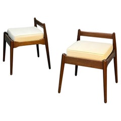 Pair of Mid Century Modern Italian Stools