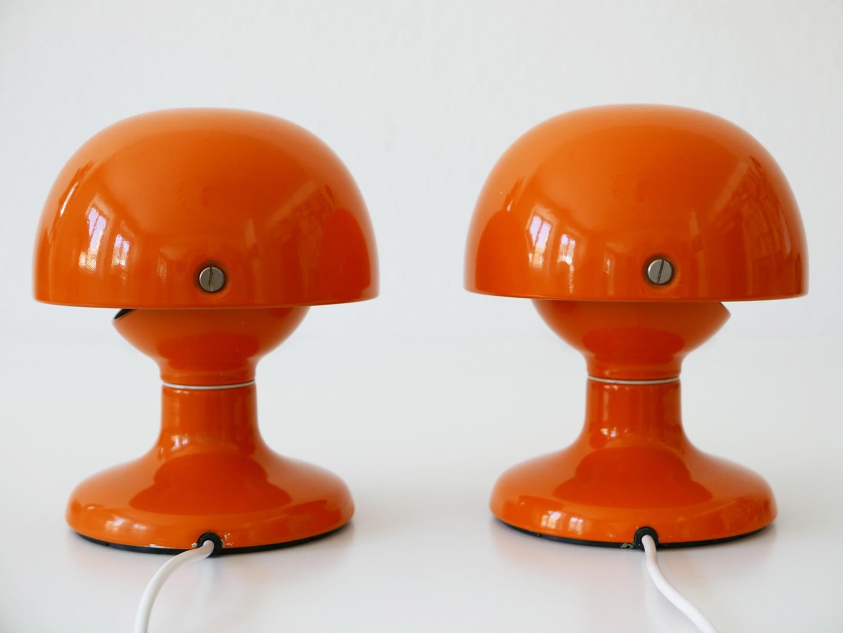 Pair of Mid-Century Modern Jucker Table Lamps by Afra & Tobia Scarpa, 1960s For Sale 1