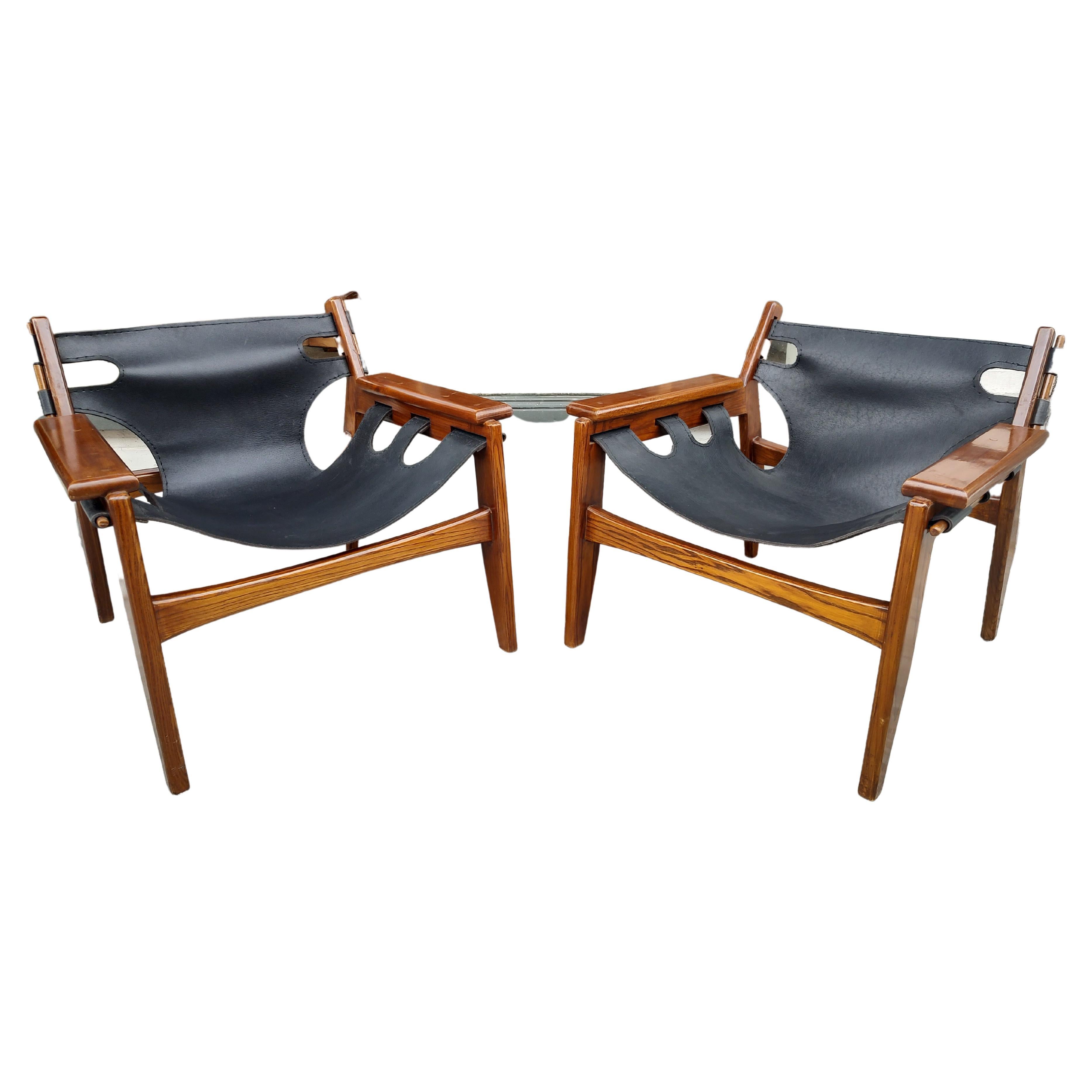 Pair of Mid-Century Modern "Kilin" Lounge Chairs by Sergio Rodrigues for OCA