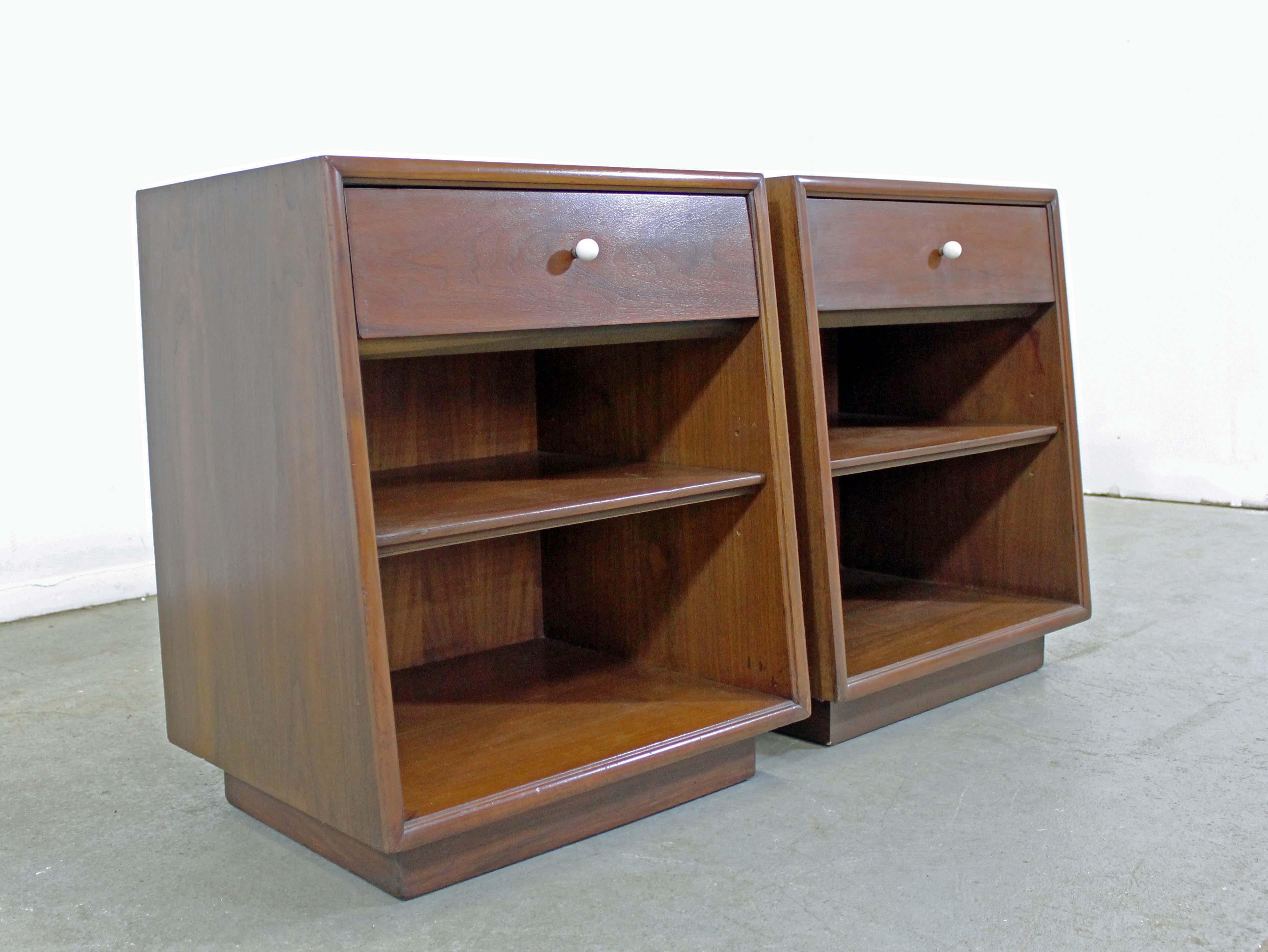 American Pair of Mid-Century Modern Kipp Stewart for Drexel 