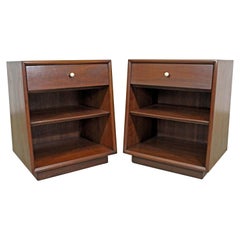 Pair of Mid-Century Modern Kipp Stewart for Drexel "Declaration" Nightstands