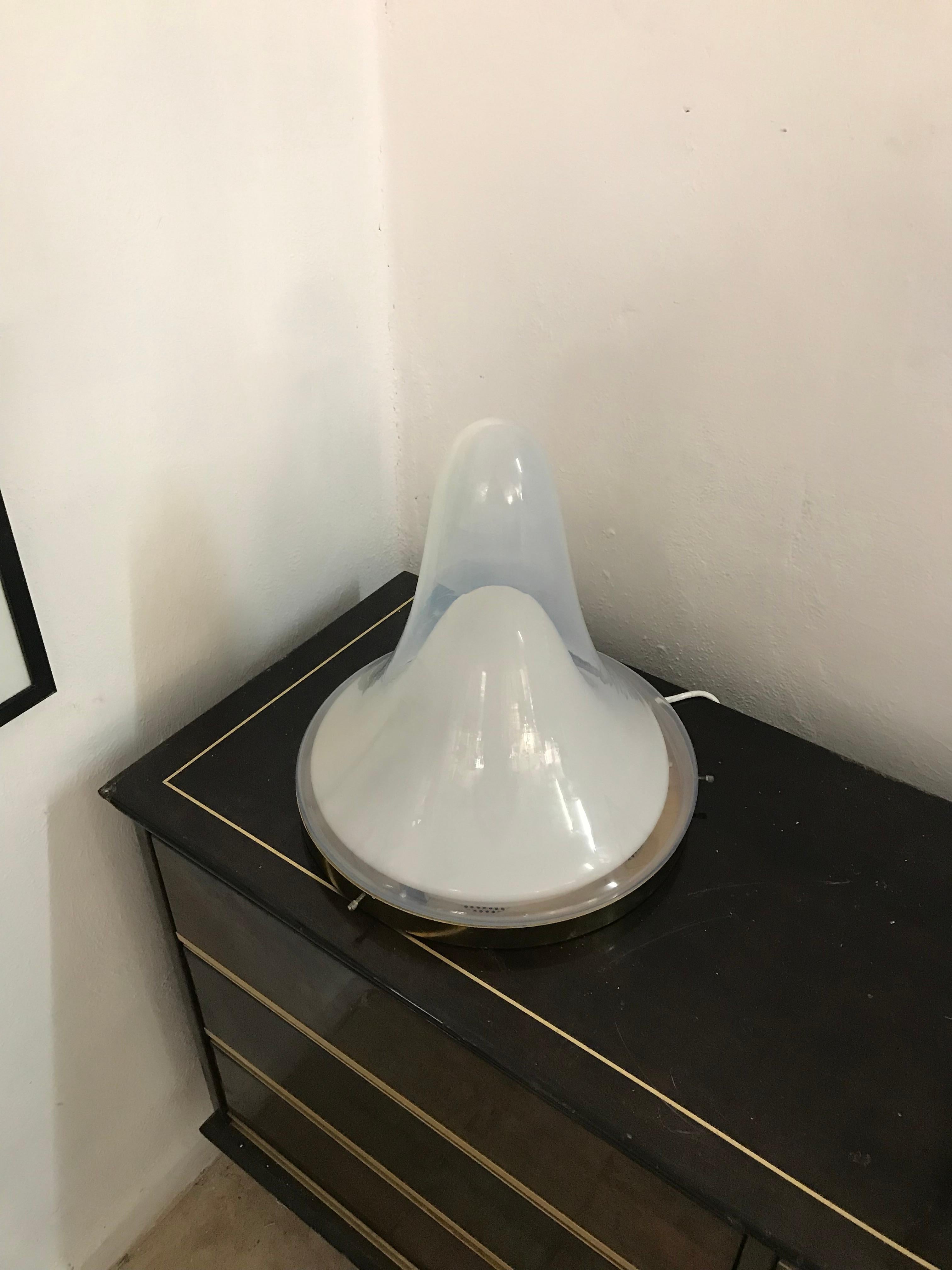 Pair of Mid-Century Modern Lamp by Carlo Nason, Mazzega, Murano Glass 5
