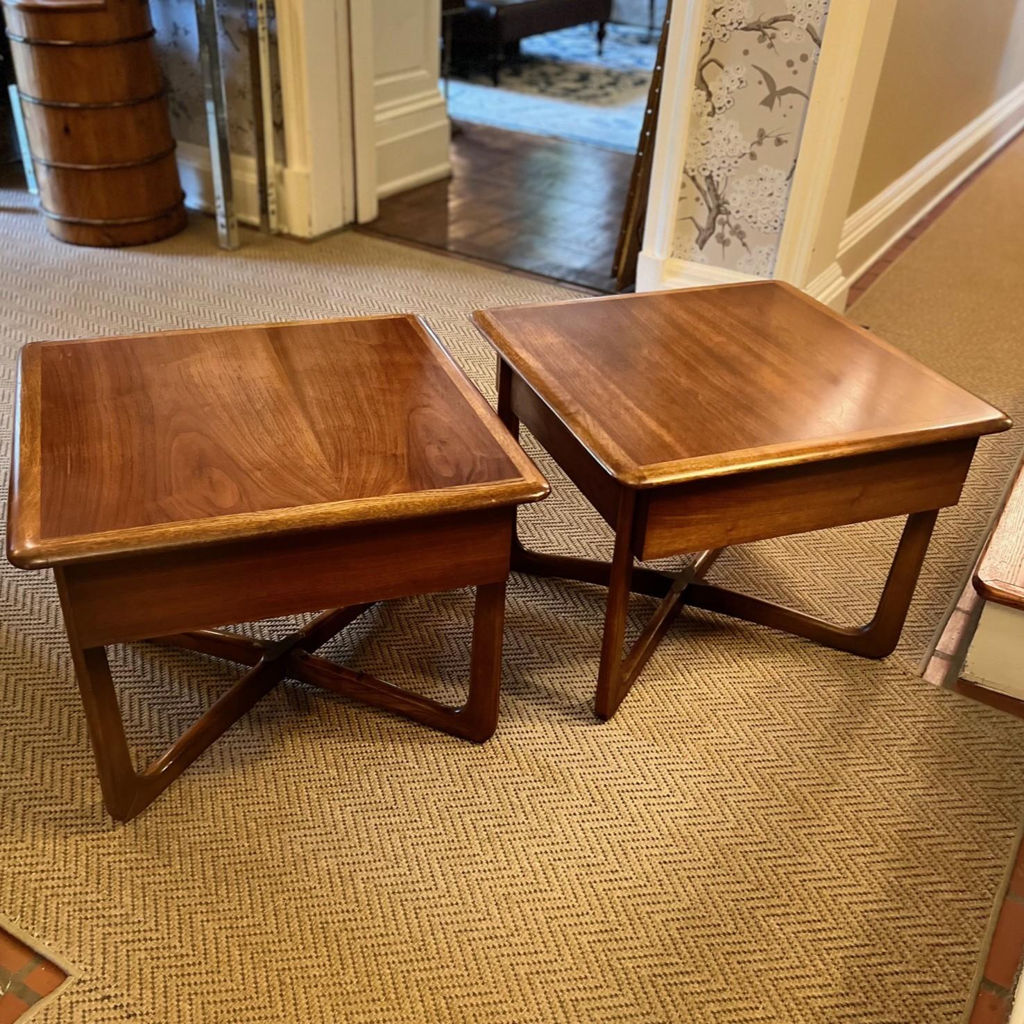 Pair of Mid-Century Modern Lane “Perception” End Tables by Warren Church, 1955 For Sale 4