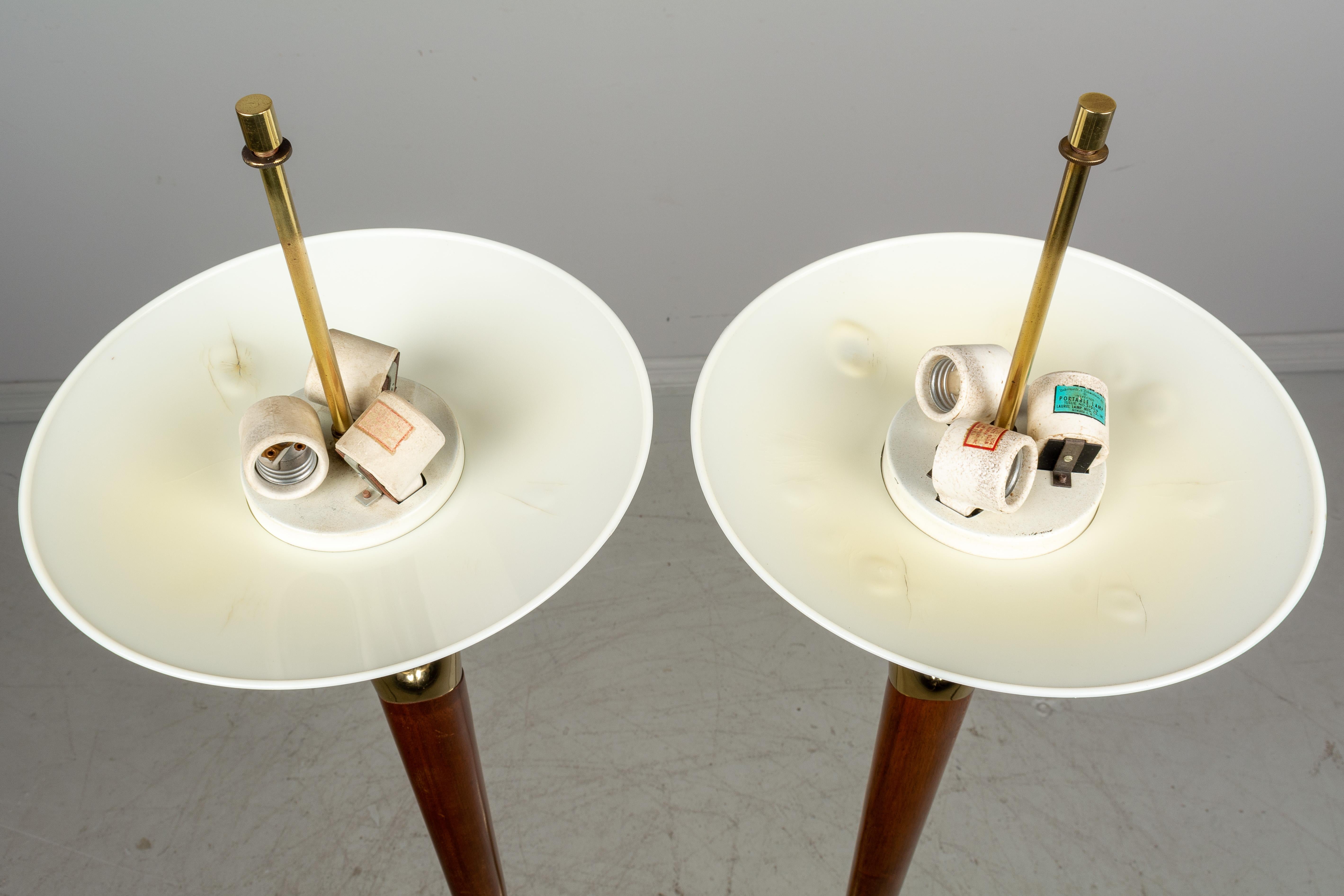 Pair of Mid-Century Modern Laurel Floor Lamps 1