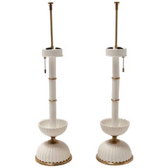 Pair of Mid-Century Modern Lightolier Lamps