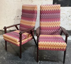 Pair of Mid-Century Modern Lounge Chairs by Broderna Johansons - Fully Restored