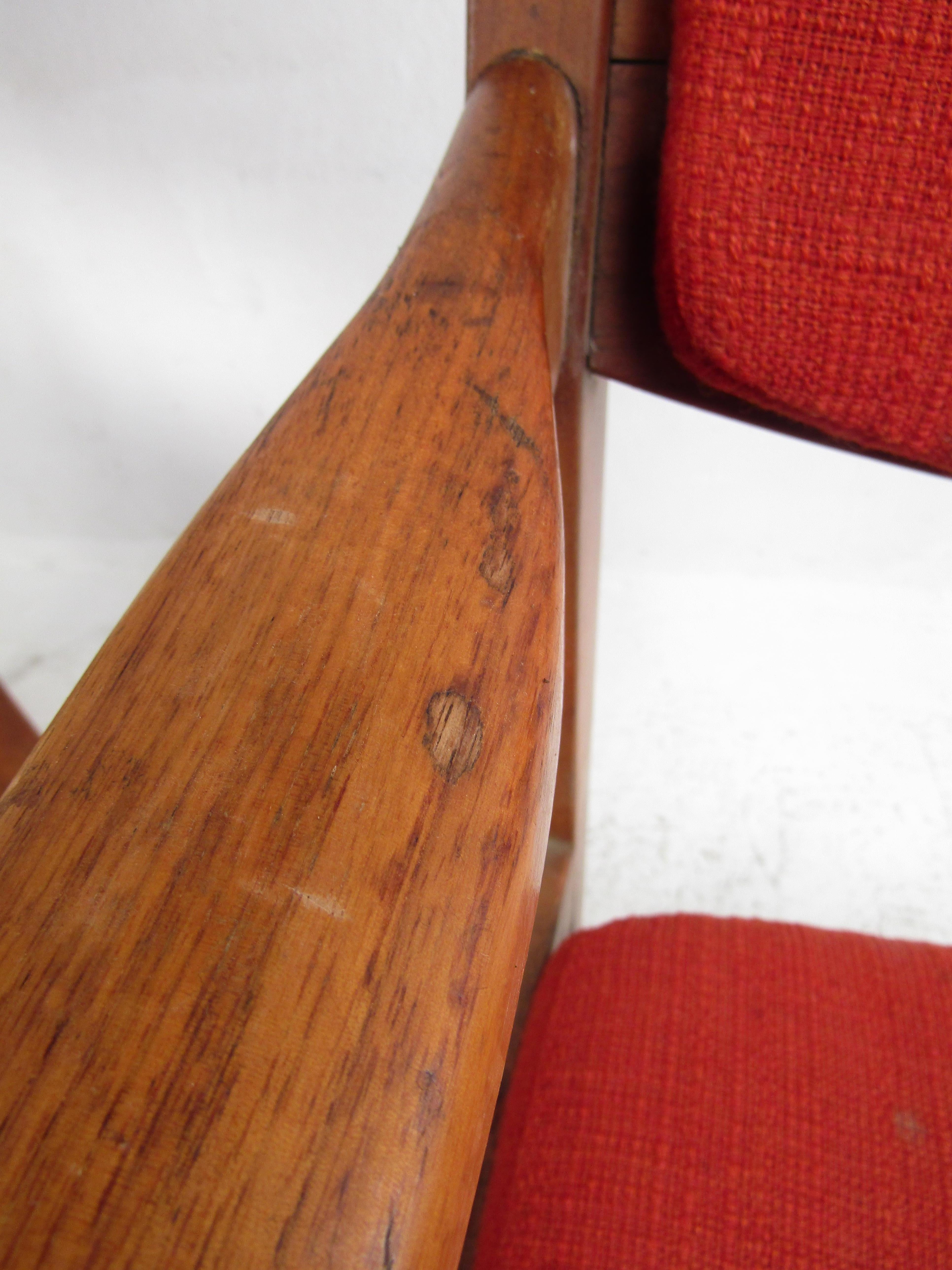 Zwei moderne Loungesessel aus der Jahrhundertmitte von Gunlocke Chair Co. im Angebot 6