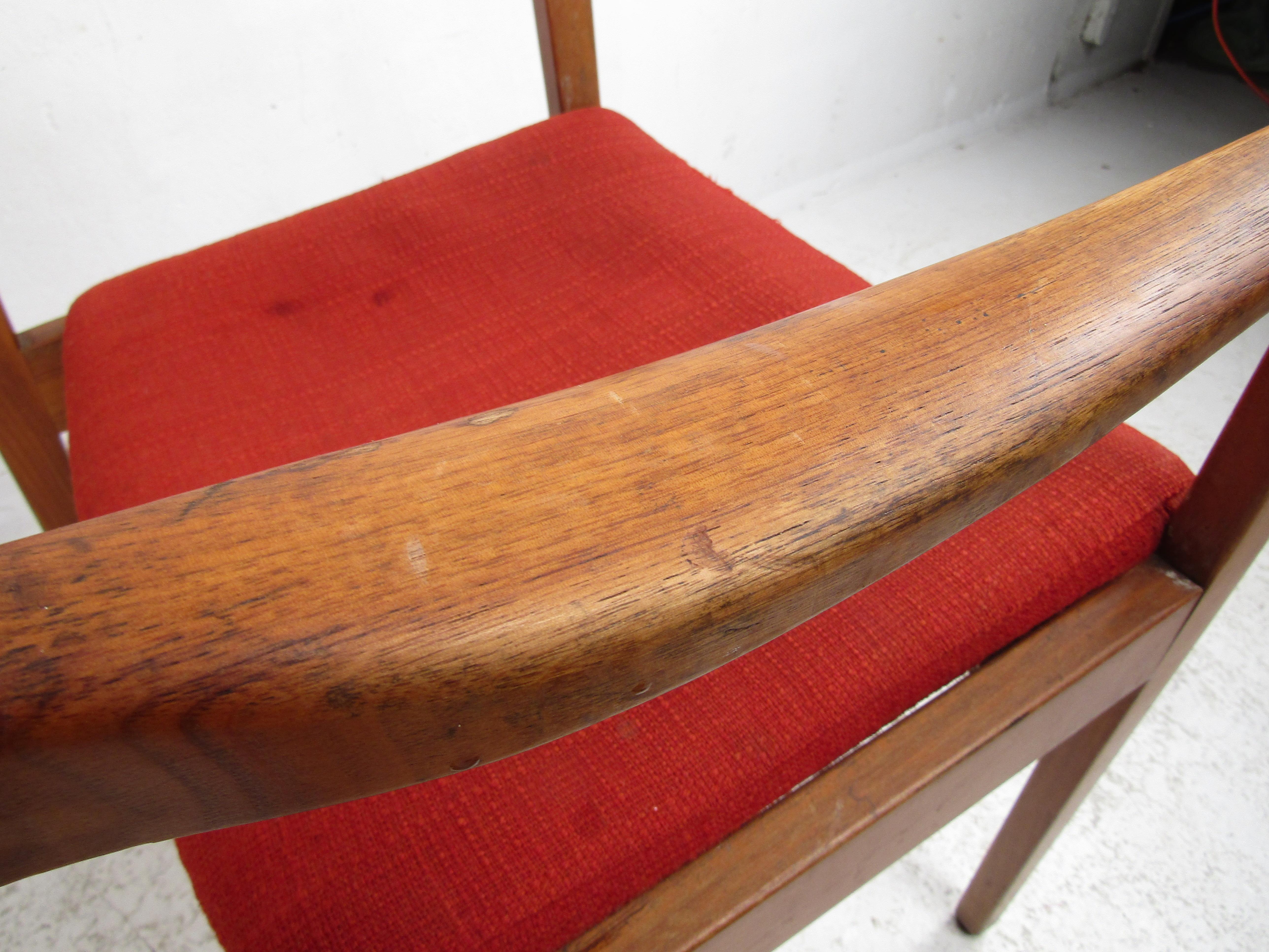 Fin du 20e siècle Paire de chaises longues modernes du milieu du siècle par Gunlocke Chair Co. en vente