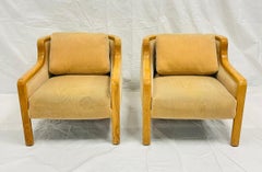 Pair of Mid-Century Modern Lounge Chairs by Monteverdi-Young, Los Angeles 1977
