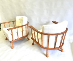 Pareja de tumbonas modernas de mediados de siglo de T.H. Robjohn-Gibbings