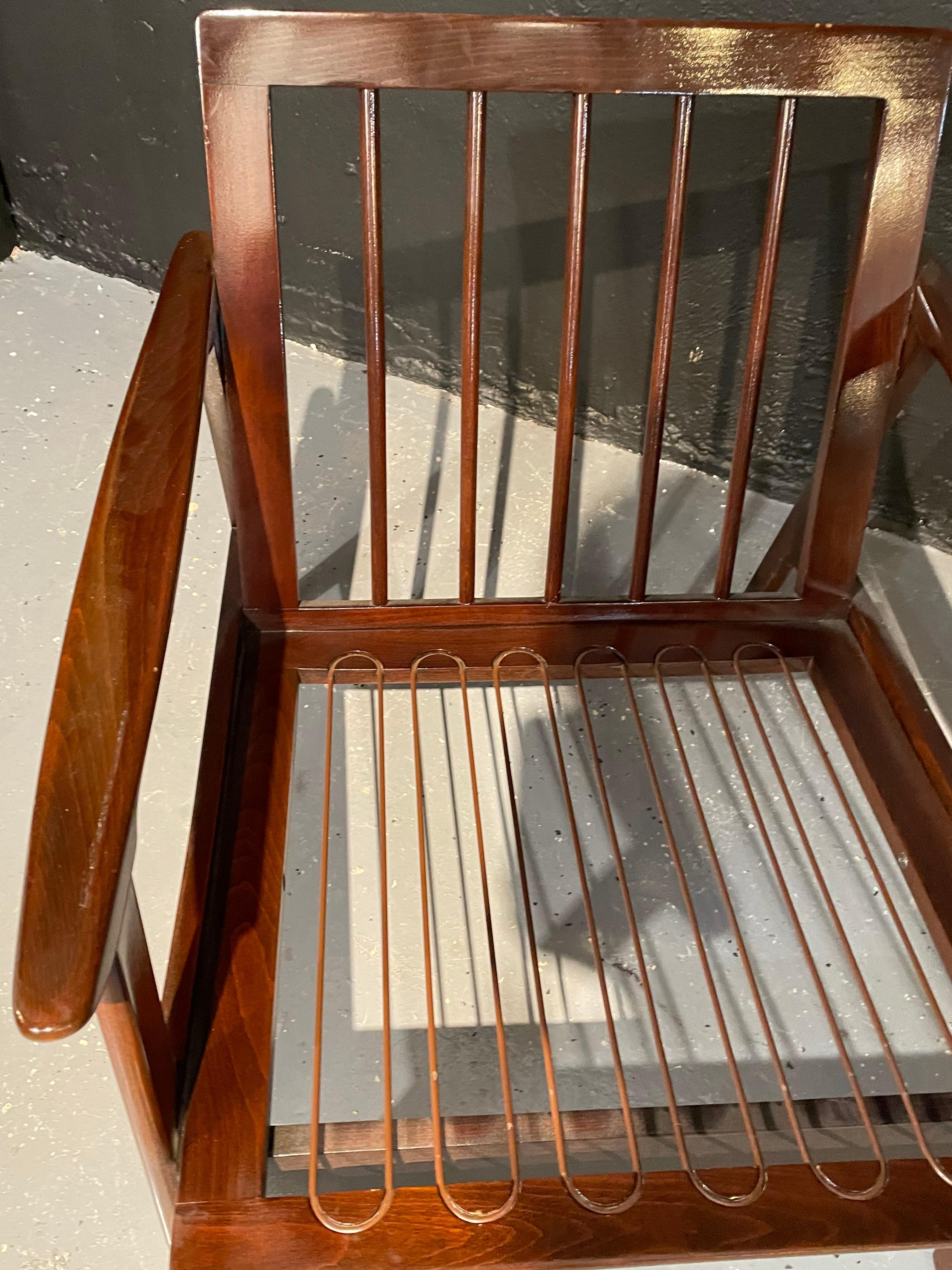 Pair of Mid-Century Modern Lounge Chairs Style of Ib Kofod-Larsen Plush Sherpa 4