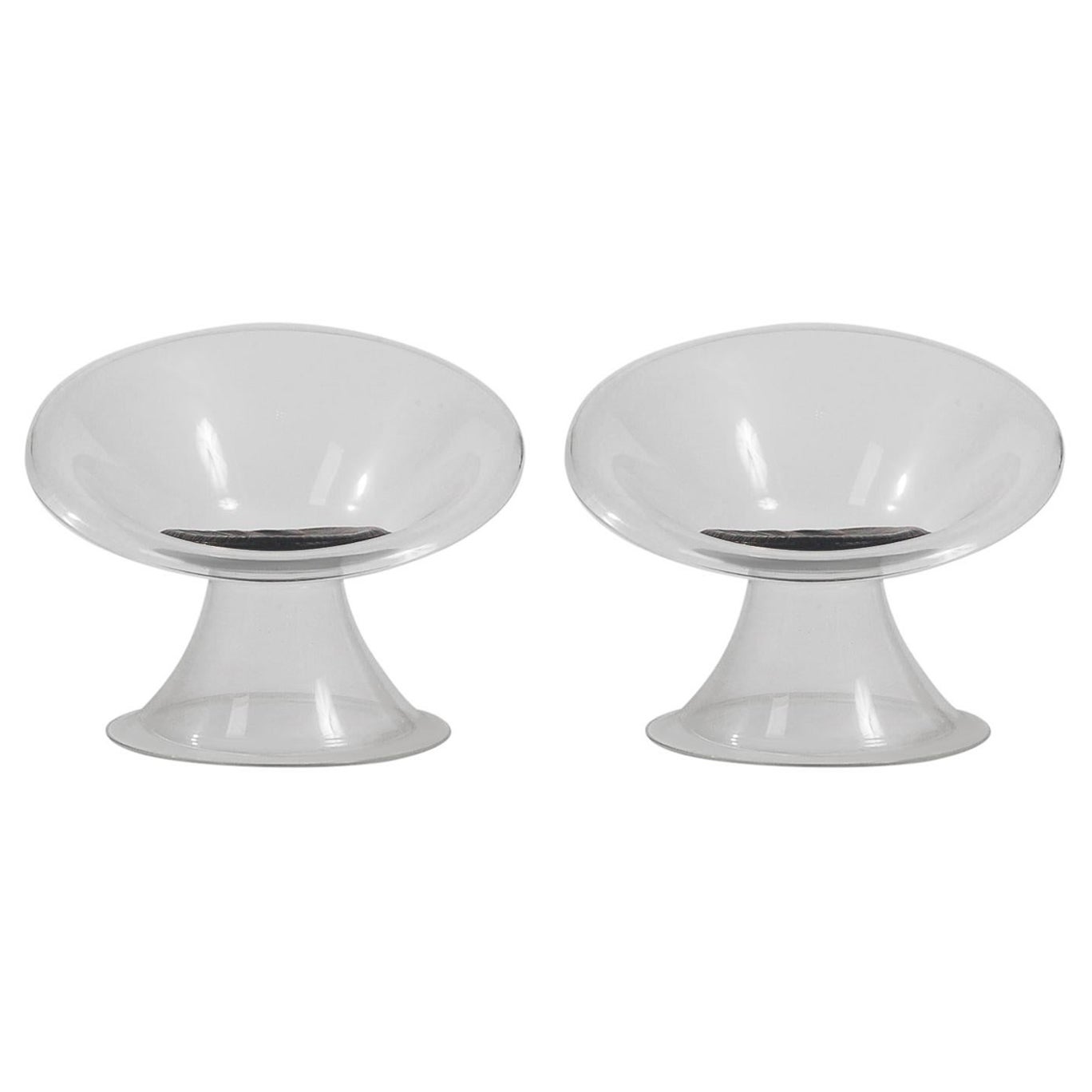 Pair of Mid Century Modern Lucite Lounge Chairs by Estelle 
Erwine Laverne