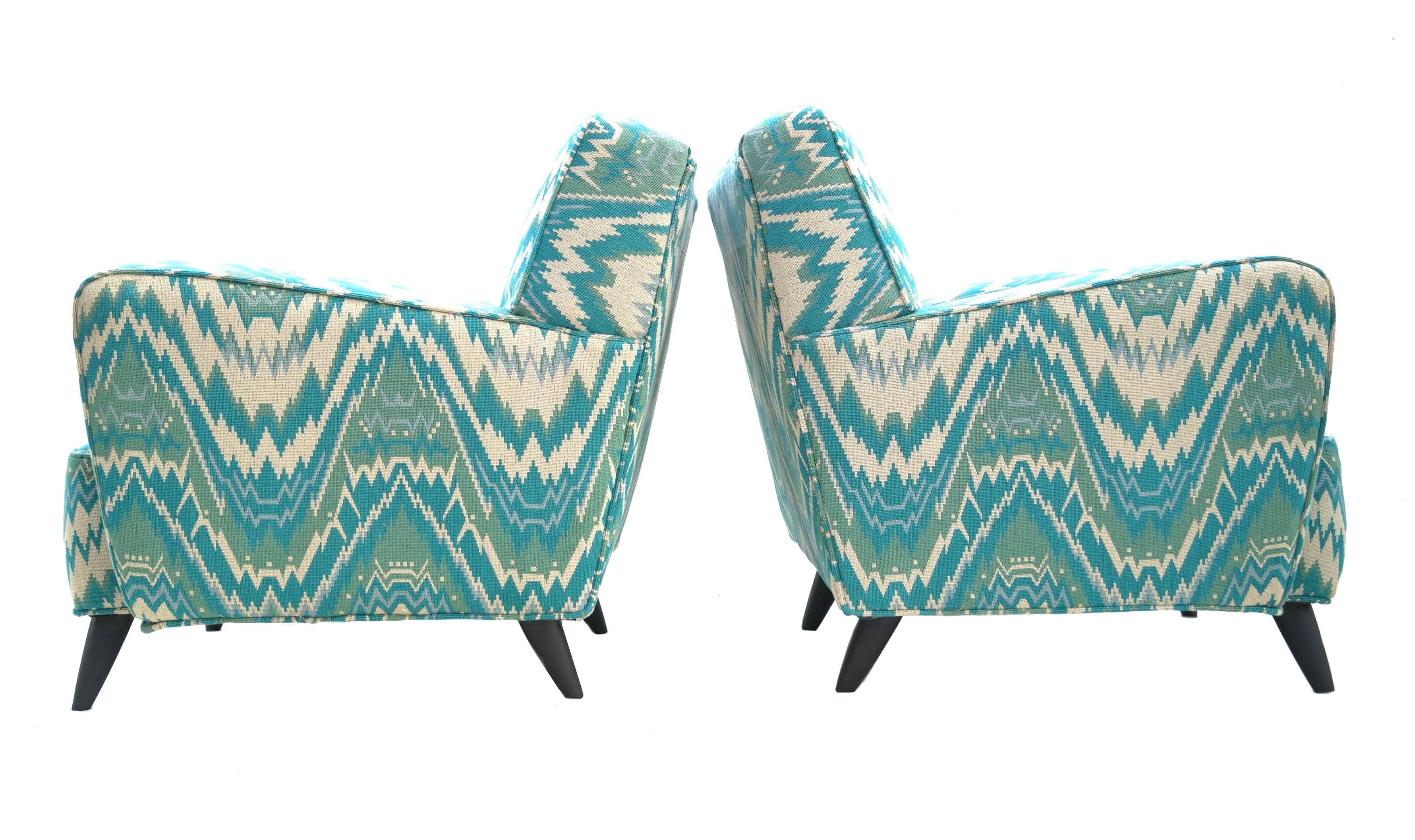 Pair of Mid-Century Modern Manner of Adrian Pearsall Sculptural Lounge Chairs For Sale 2