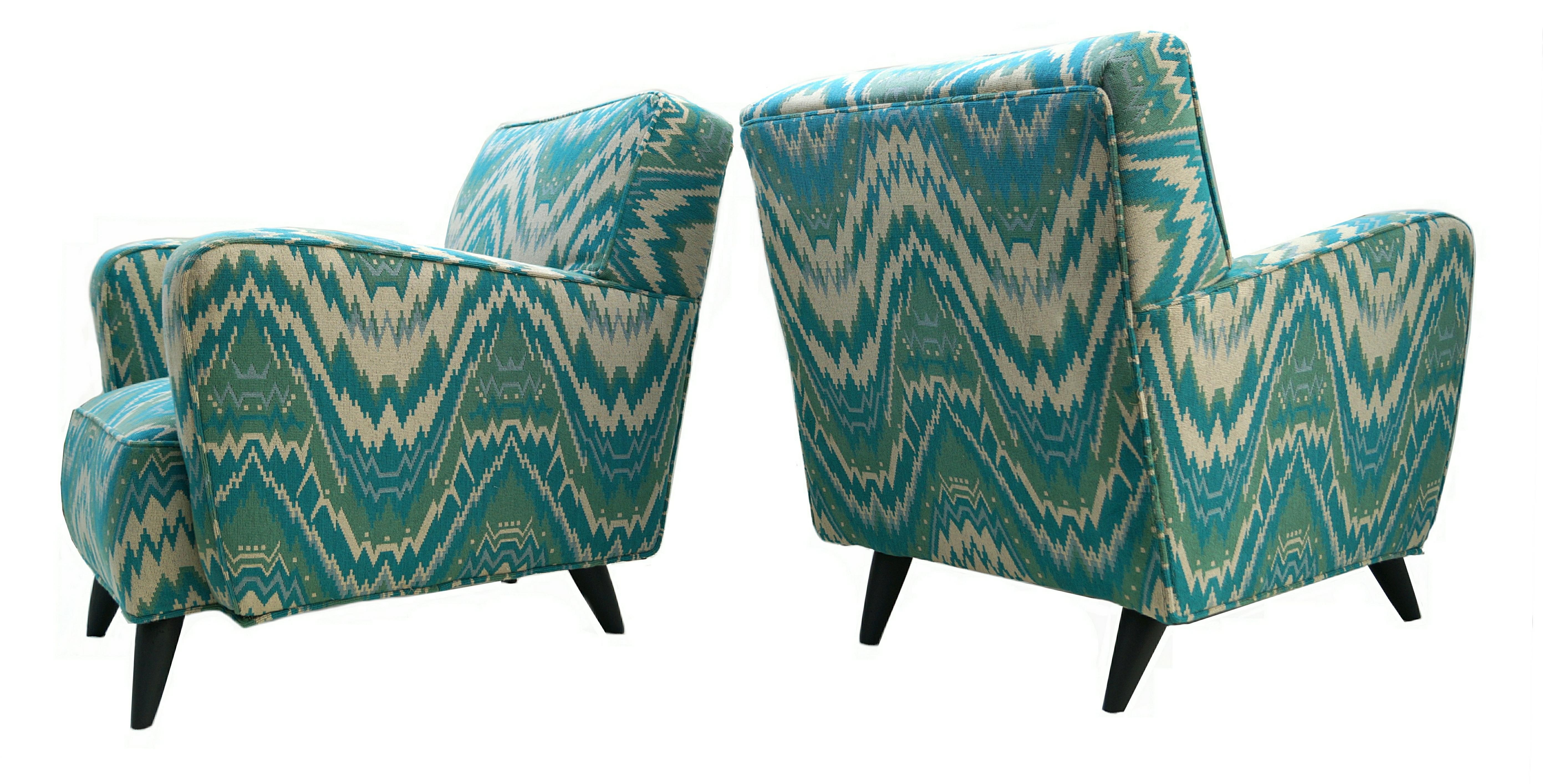 Pair of Mid-Century Modern Manner of Adrian Pearsall Sculptural Lounge Chairs For Sale