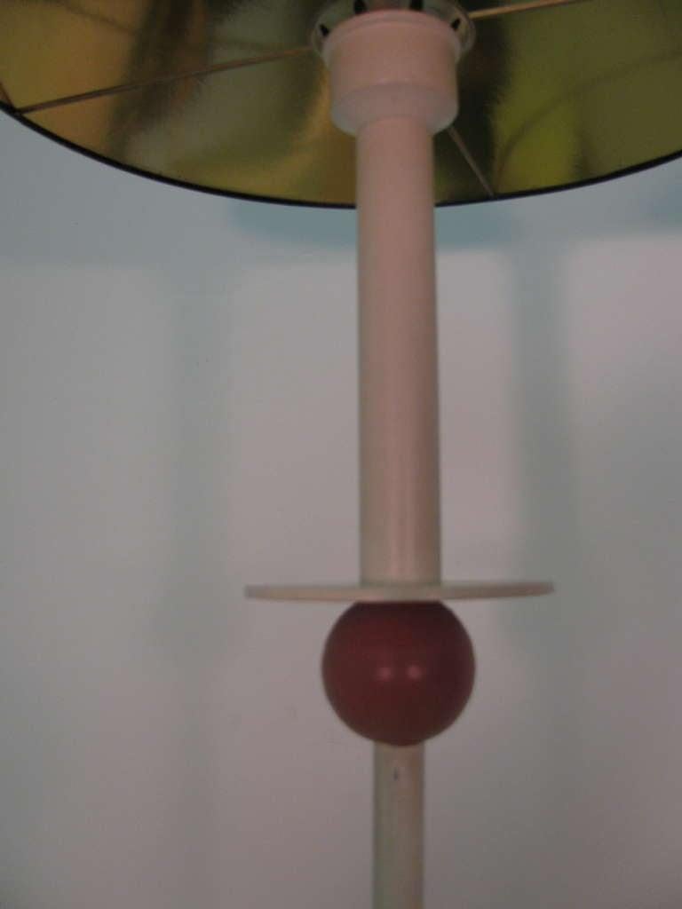 Pair of Mid-Century Modern Memphis Floor Lamps Italy, C1984 In Good Condition For Sale In Port Jervis, NY