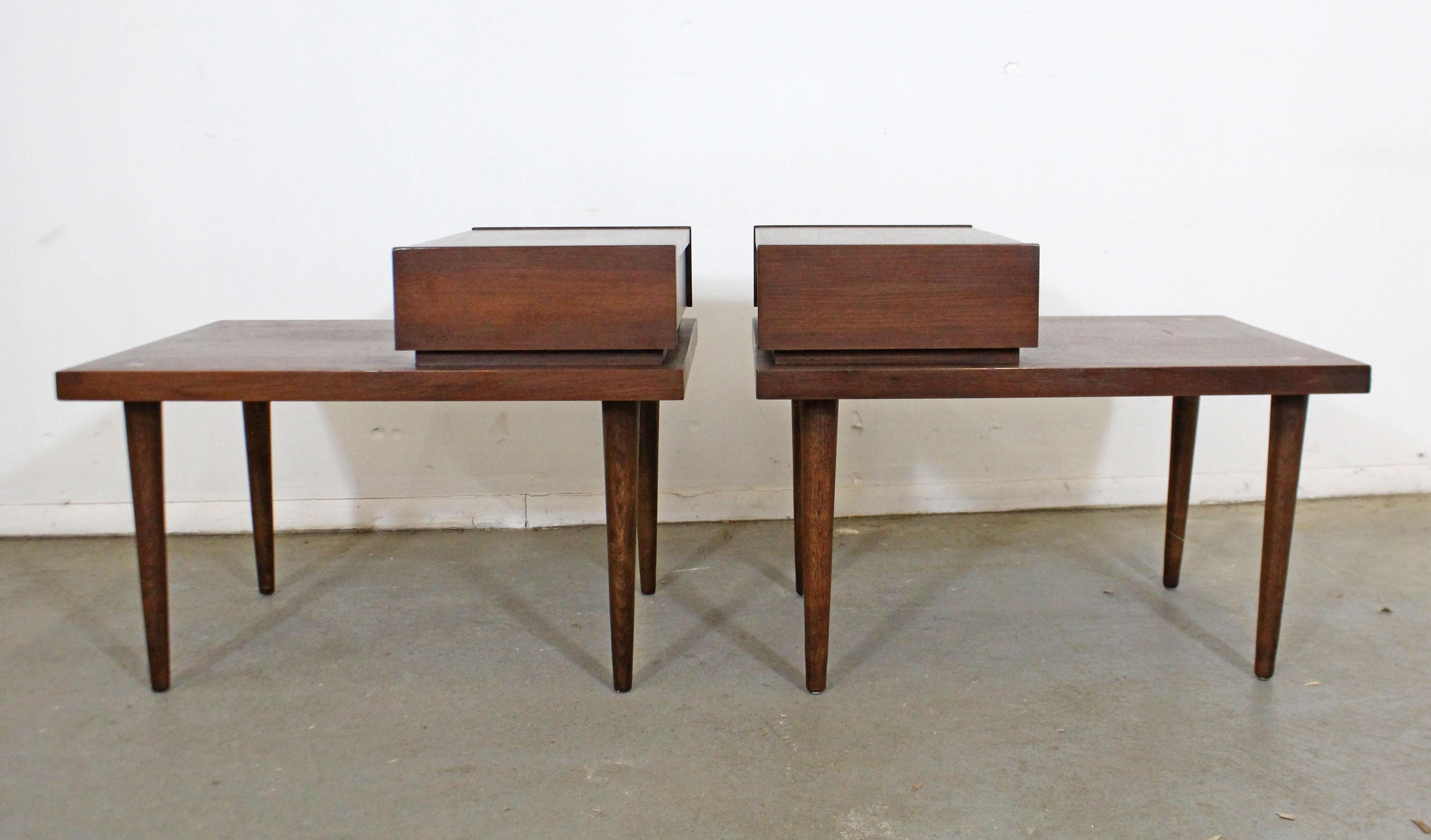 20th Century Pair of Mid-Century Modern Merton L. Gershun American of Martinsville End Tables
