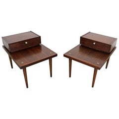 Vintage Pair of Mid-Century Modern Merton L. Gershun American of Martinsville End Tables