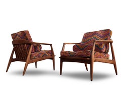 Pair of Mid Century Modern Milo Baughman Cooper Lounge Chairs