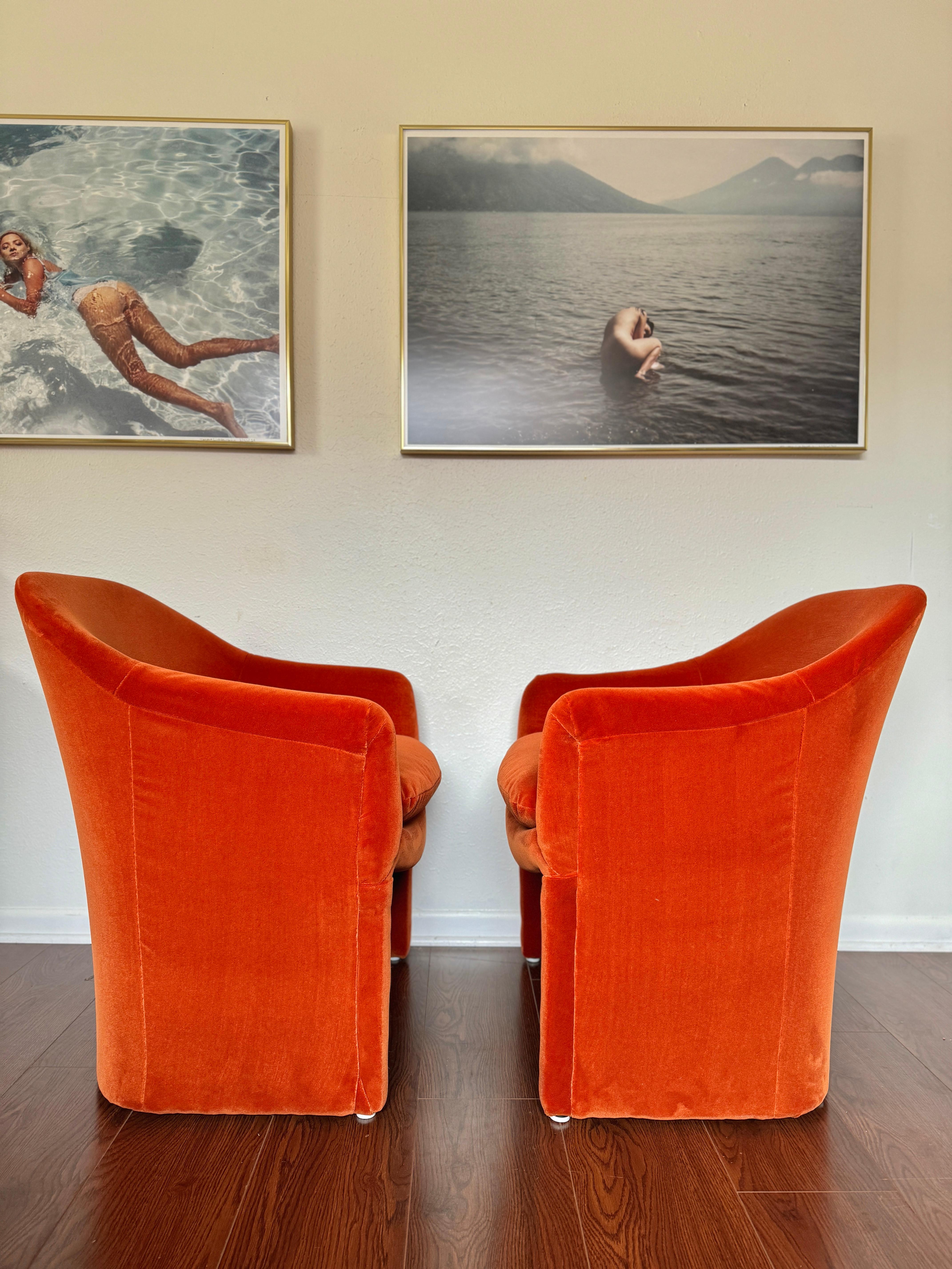 Ein Paar moderne Esszimmerstühle aus der Mitte des Jahrhunderts, Milo Baughman für Thayer Coggin im Angebot 6