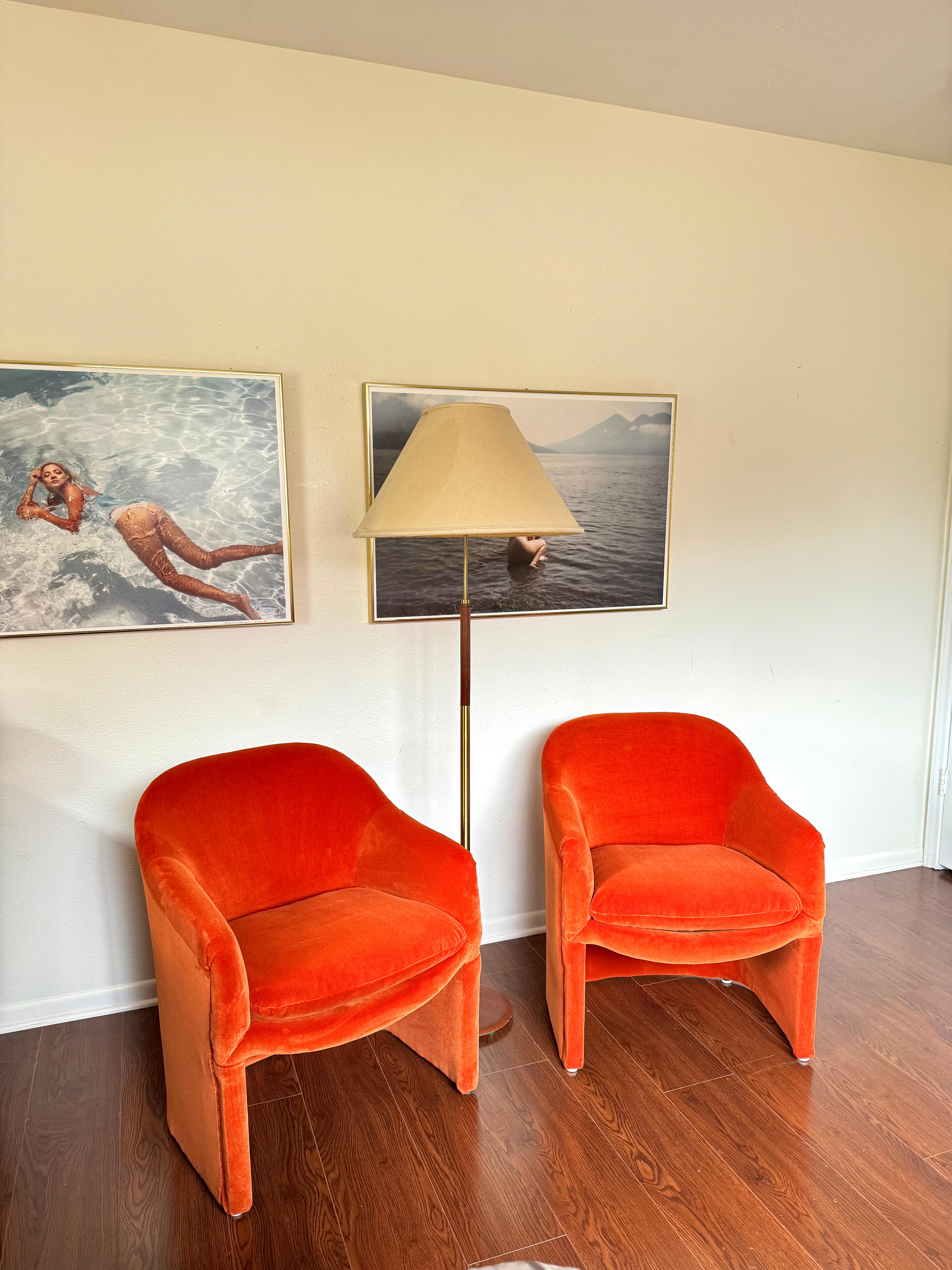Ein Paar moderne Esszimmerstühle aus der Mitte des Jahrhunderts, Milo Baughman für Thayer Coggin im Angebot 1