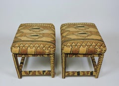 Pair Baughman Mid-Century Modern Parsons Ottomans or Benches for Thayer Coggin