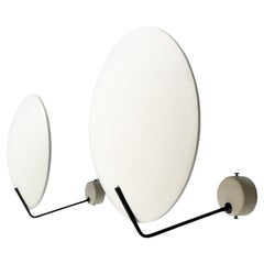 Pair of Mid-Century Modern Model 232 Wall or Ceiling Lights by Bruno Gatta, 1962