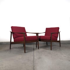 Coppia di poltrone da salotto "Monterey" di Folke Ohlsson per Dux, stile Mid Century Modern