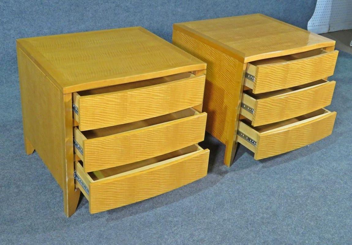 Pair of Mid-Century Modern Night Stands In Good Condition For Sale In Brooklyn, NY