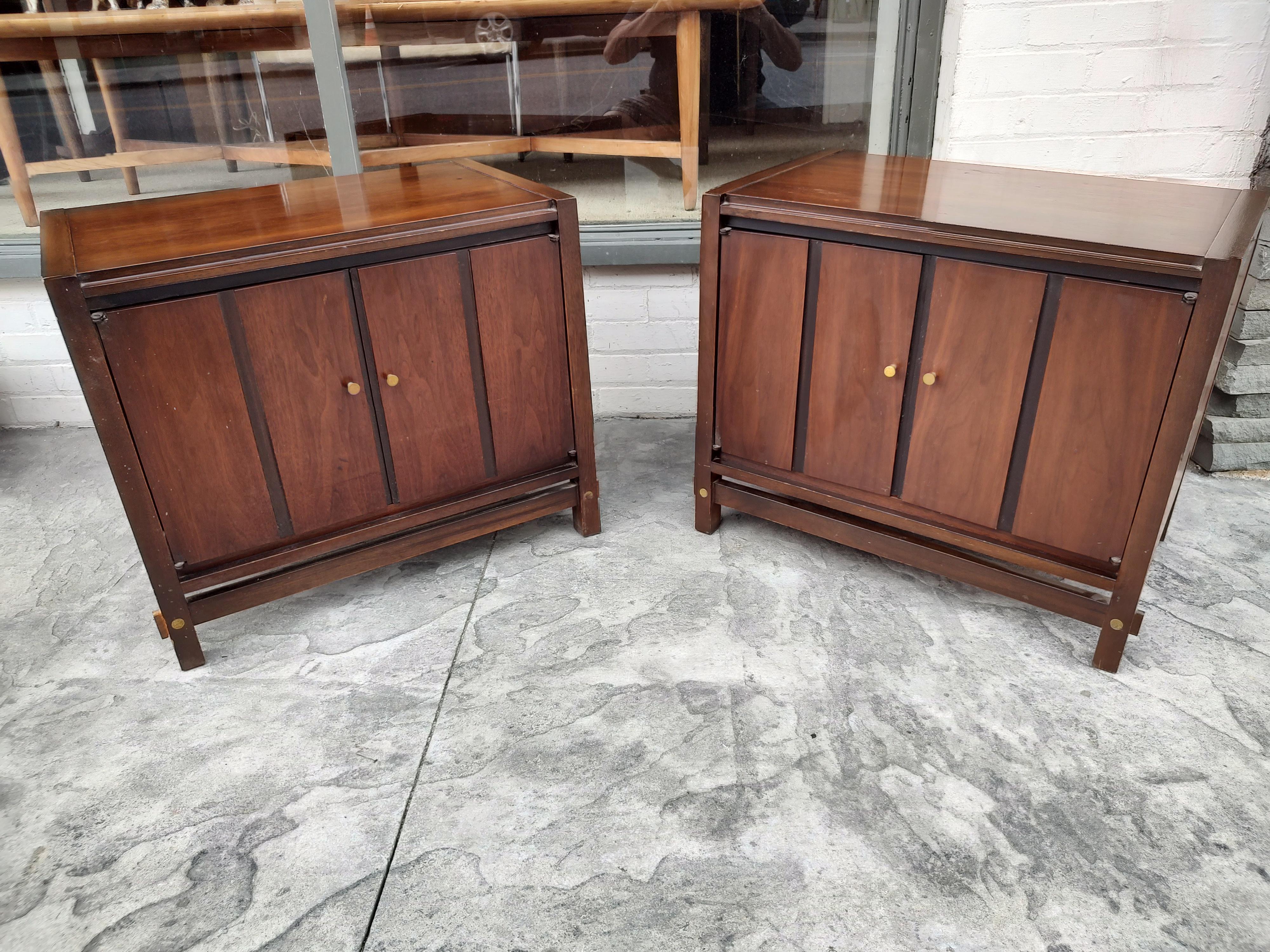 Pair of Mid Century Modern Night Tables by Lane C 1965 For Sale 3