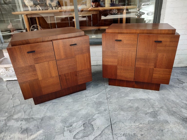 Pair of MidCentury Modern Night Tables by Lane at 1stDibs