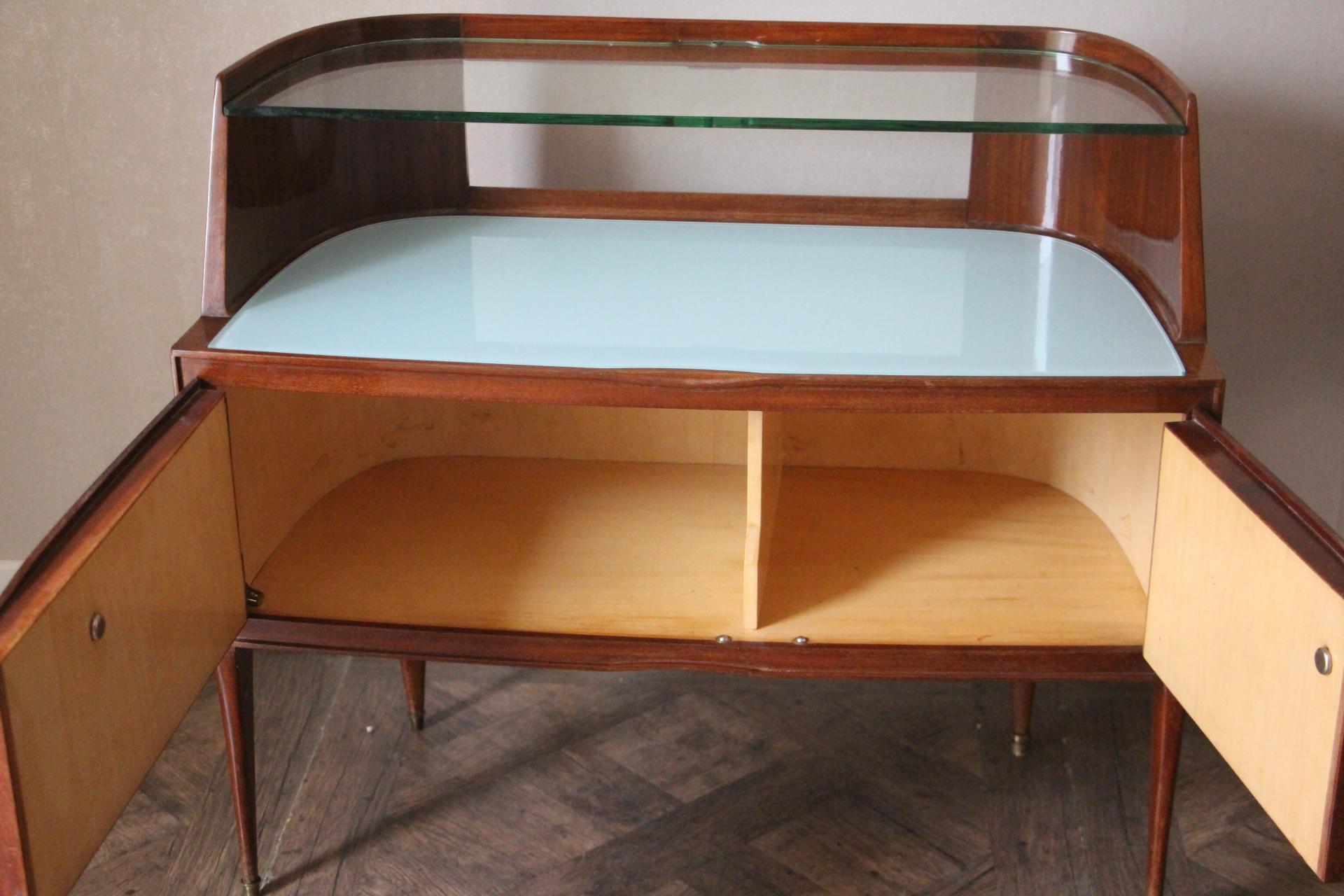 Pair of Mid-Century Modern Nightstands, Bed Side Tables by Paolo Buffa 12