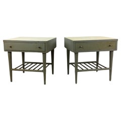 Vintage Pair of Mid Century Modern Nightstands by American of Martinsville