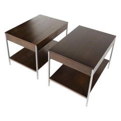 Retro 1950s Pair of Mid-Century Modern Nightstands by George Nelson for Herman Miller