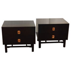 Paire de tables de nuit modernes du milieu du siècle dernier par Kalpe California Design