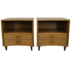 Pair of Mid-Century Modern Nightstands by Paul Frankl for Johnson Furniture