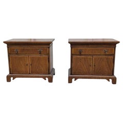 Pair of Mid-Century Modern Nightstands by Thomasville, Walnut, USA, 1960s