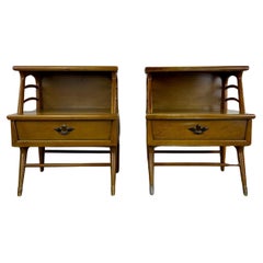 Pair of Mid Century Modern Nightstands from "The Appleton" by Kent Coffey