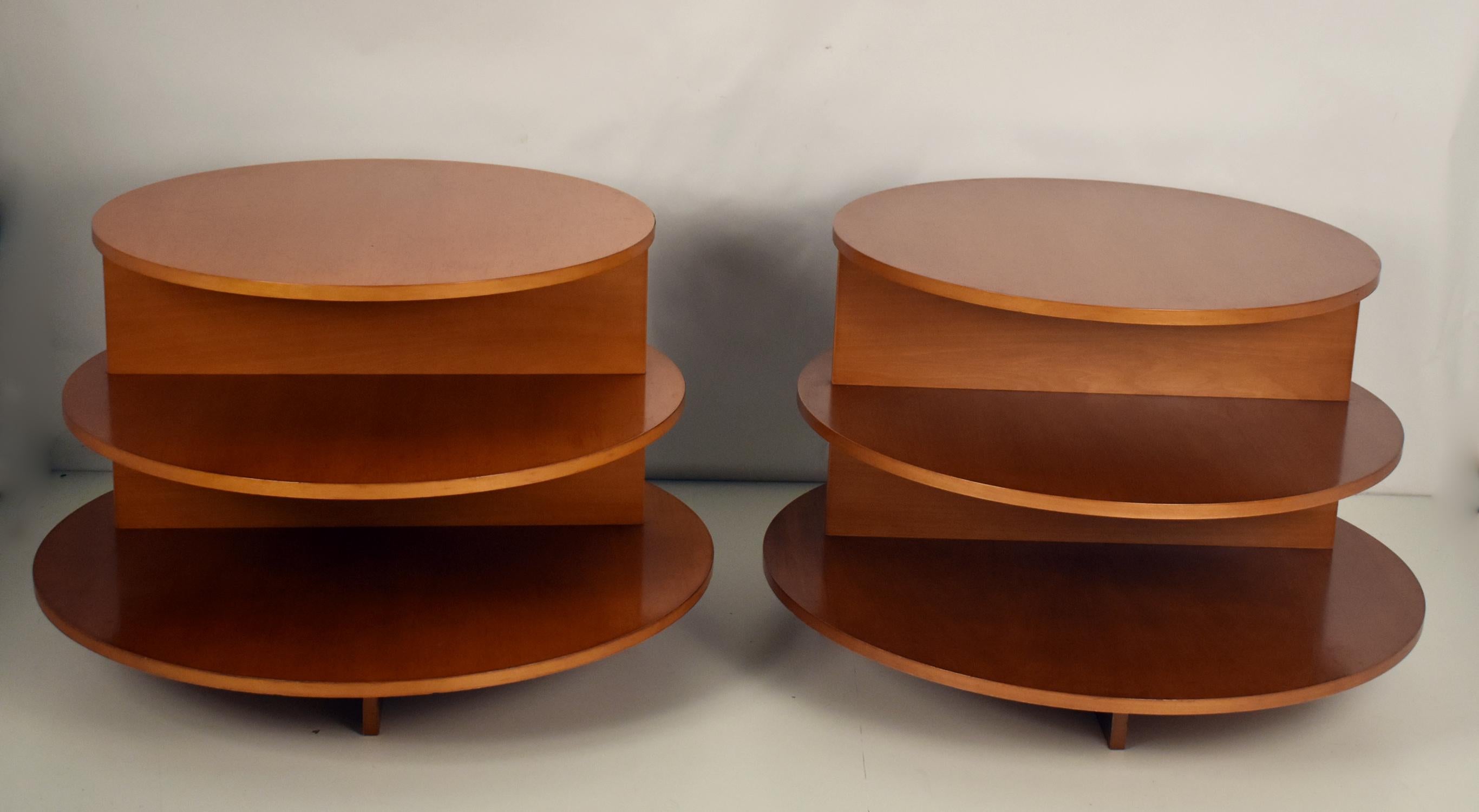 Italian Pair of Mid-Century Modern Novocomun Coffee Tables by Giuseppe Terragni for BD