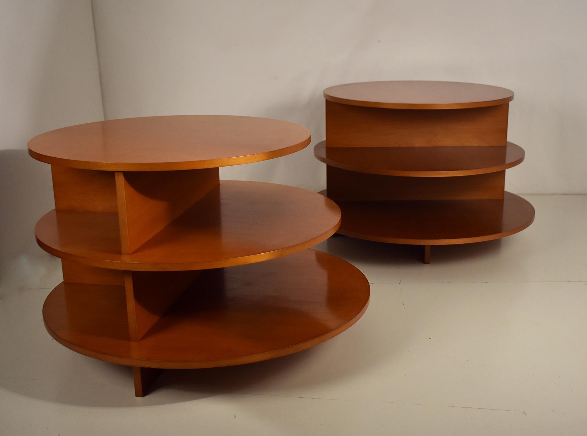 Pair of Mid-Century Modern Novocomun Coffee Tables by Giuseppe Terragni for BD In Good Condition In Barcelona, Cataluna