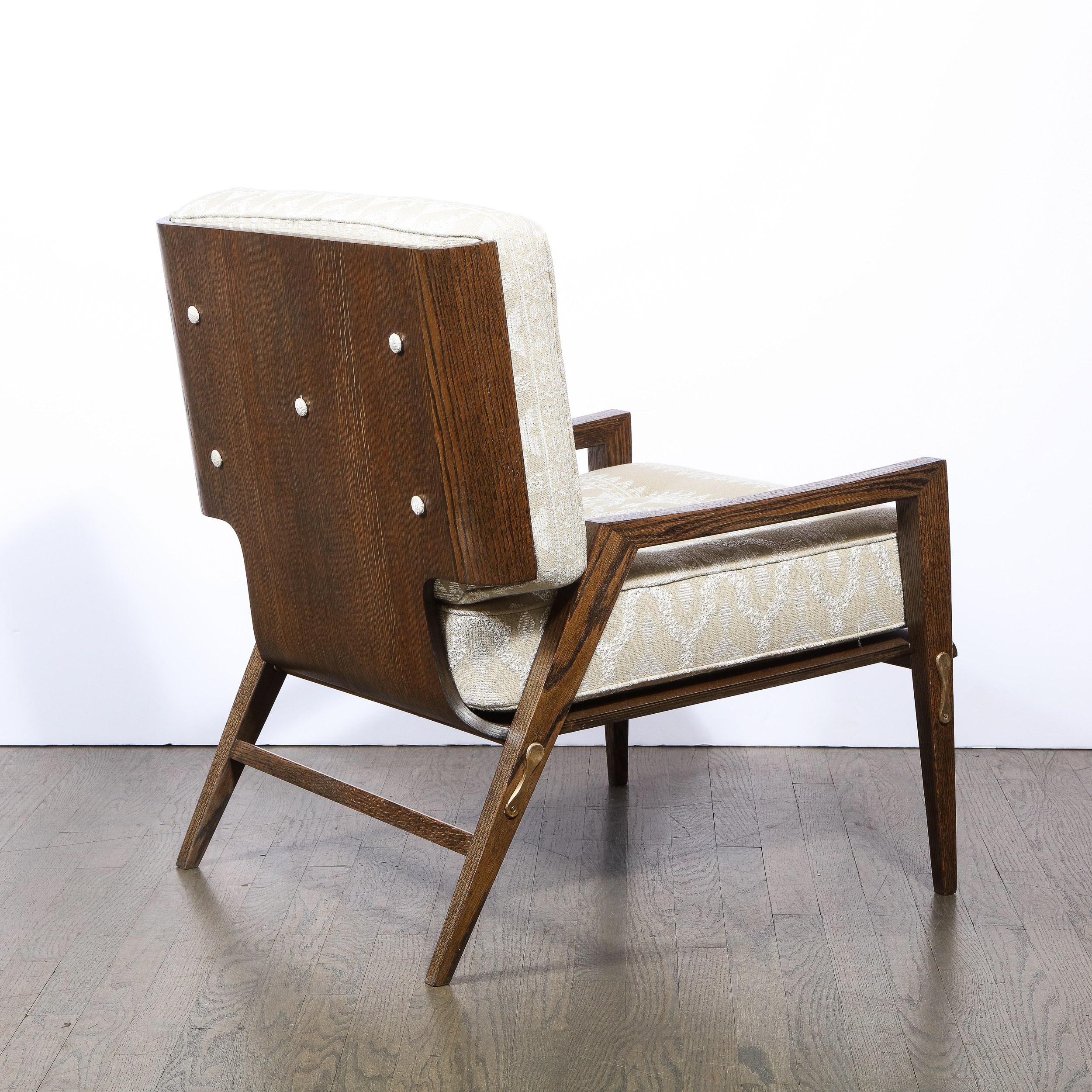Pair of Mid Century Modern Oak Lounge Chairs by Harold Schwartz for Romweber Co. 3