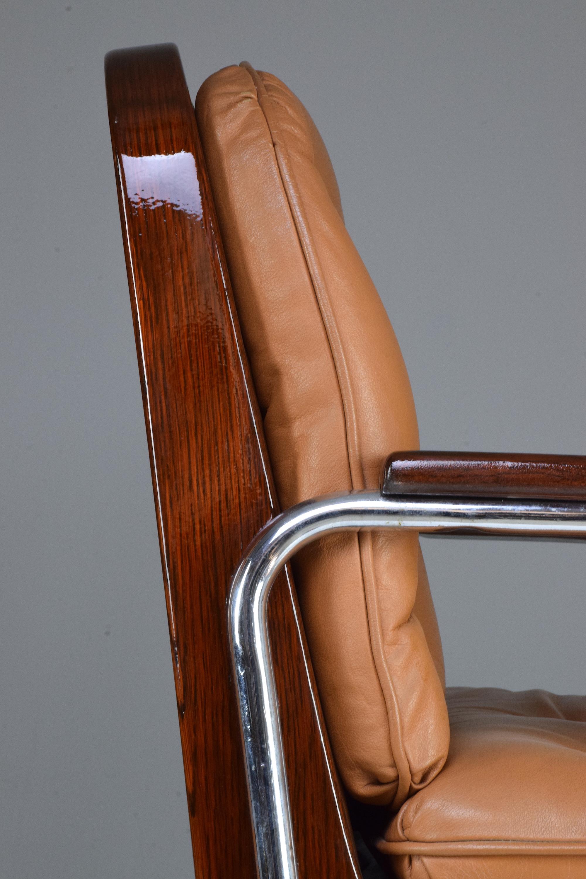 Pair of Mid-Century Modern Office Chairs by AG Barcelona, 1970s 3