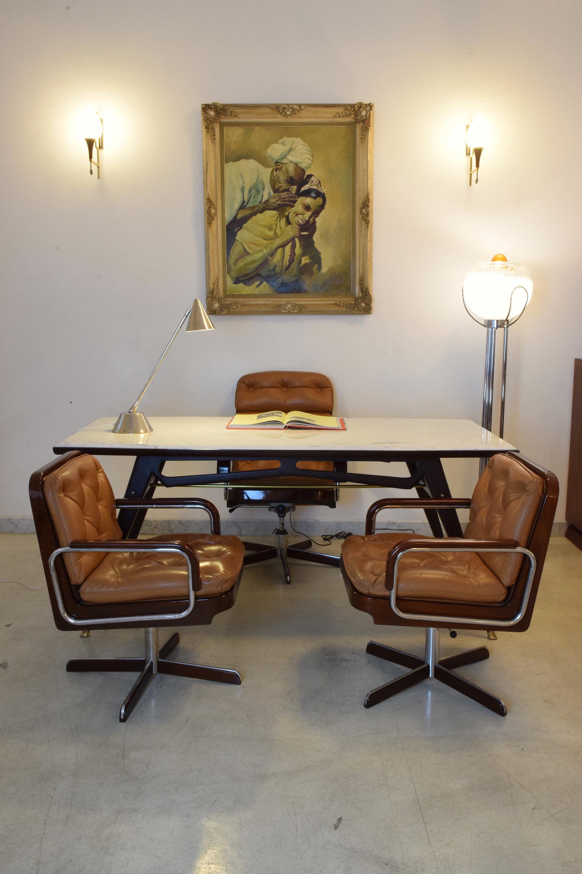 mid century modern desk chair